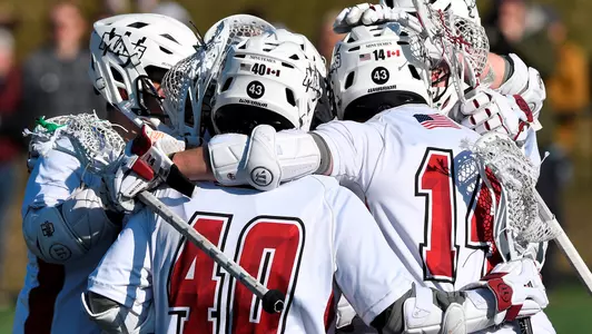UMass celebrates a goal