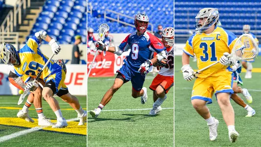 2020 MLL - Noah Rak, Ben Spencer, Sean Sconone