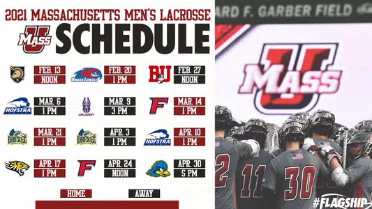 2021 UMass MLAX Schedule