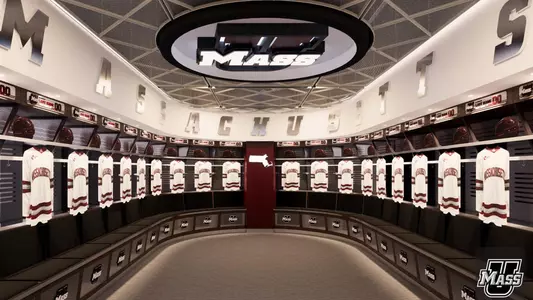 Hockey locker room rendering
