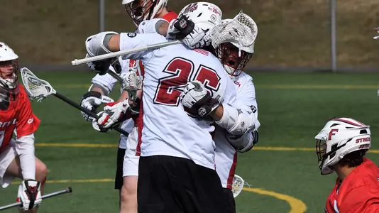UMass celebrates Dillon Arrant's goal
