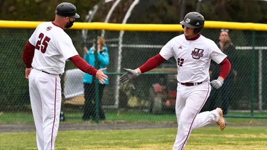 Dylan Judd Home Run Celebration - Holy Cross 2021