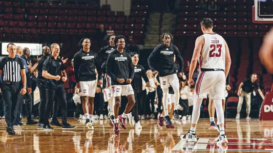 MBB23 - Josh Cohen celebration vs UAlbany