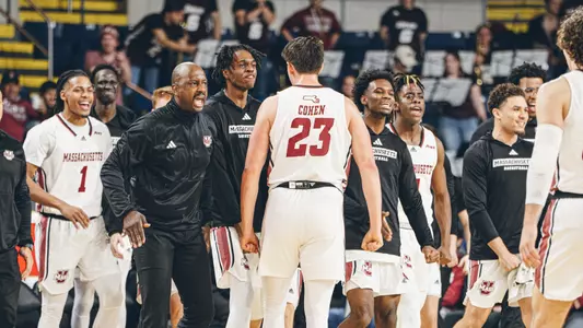 MBB23 - Bench Celebration vs WVU