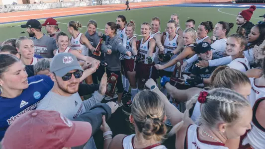 FH24 - Team Huddle Post-Game vs. Harvard NCAA R2