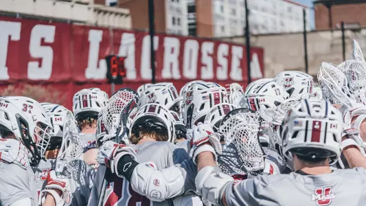 Men's Lacrosse Huddle