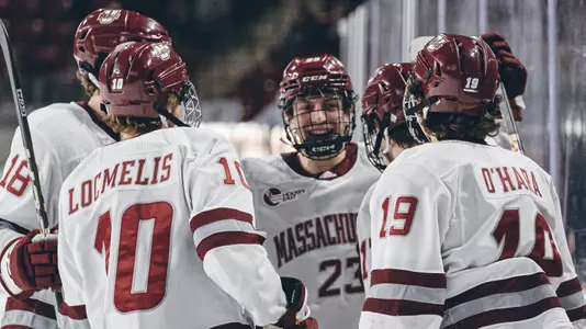 Dell'Elce celebration vs Alaska