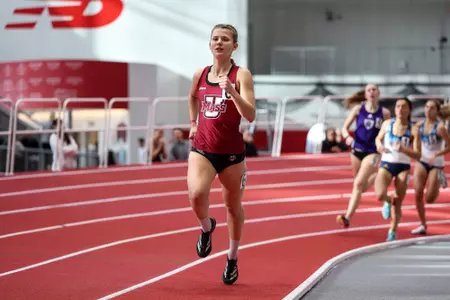 Jan. 12, 2025; Boston, Massachusetts, USA; during the 2025 UMass Flagship Indoor Invitational held at the TRACK at New Balance. Photo by Brian Foley for Foley-Photography.
