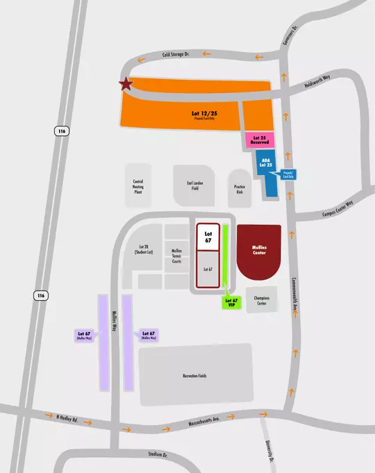 Mullins Parking Map - Lot 12/25