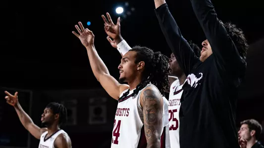 MBB25 - Bench Celebration vs CCSU