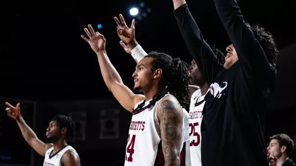 MBB25 - Bench Celebration vs CCSU