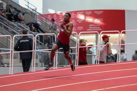 Jan. 12, 2025; Boston, Massachusetts, USA; during the 2025 UMass Flagship Indoor Invitational held at the TRACK at New Balance. Photo by Brian Foley for Foley-Photography.