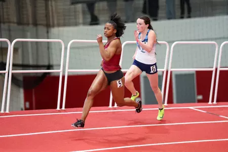 Jan. 12, 2025; Boston, Massachusetts, USA; during the 2025 UMass Flagship Indoor Invitational held at the TRACK at New Balance. Photo by Brian Foley for Foley-Photography.