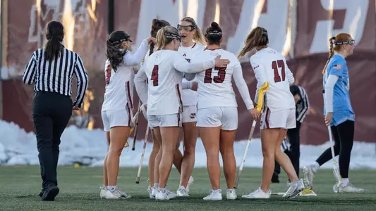 WLAX25 - Goal Huddle vs LIU
