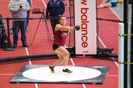 Jan. 12, 2025; Boston, Massachusetts, USA; during the 2025 UMass Flagship Indoor Invitational held at the TRACK at New Balance. Photo by Brian Foley for Foley-Photography.