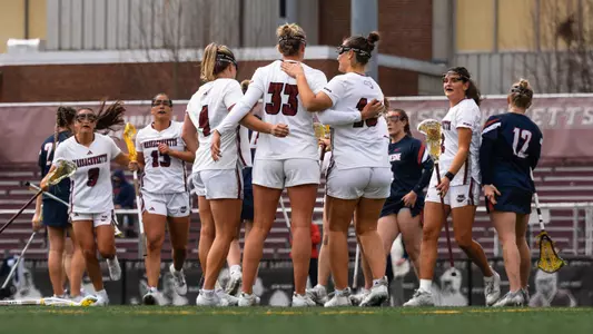WLAX25 - Goal Huddle vs Duquesne (2)