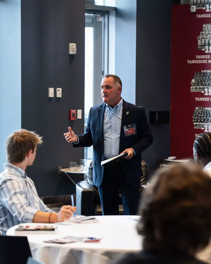 Ted Priestly '94 hosts Alumni panel