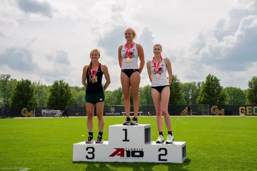 Megan Frazee Podium