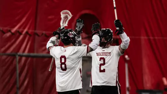 Goal celebration vs UMass Lowell