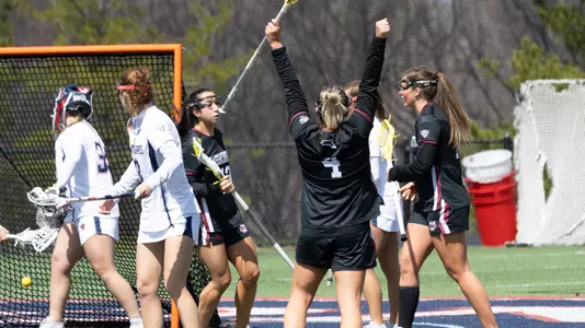 Women's Lacrosse Goal Celebration