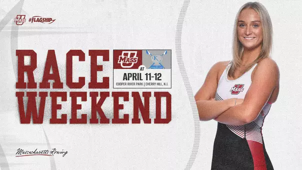 Rowing at Knecht Cup graphic with rower and event details