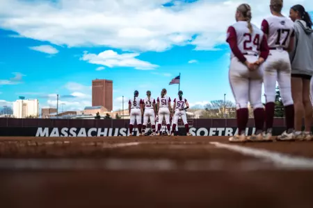 UMass Softball Pregame National Anthem