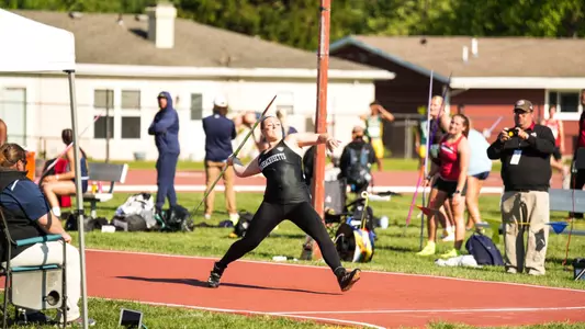Elizabeth Hopkins Javelin Throw MAC Outdoor Championships