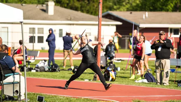 Elizabeth Hopkins Javelin Throw MAC Outdoor Championships