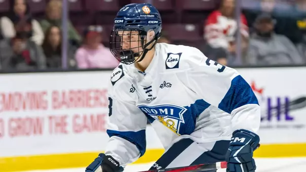 Samu Alalauri skates with team Finland