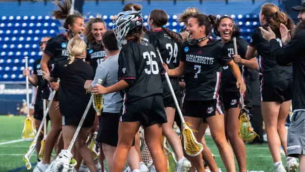 Women's Lacrosse Team Celebration