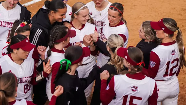 Softball huddle 2026