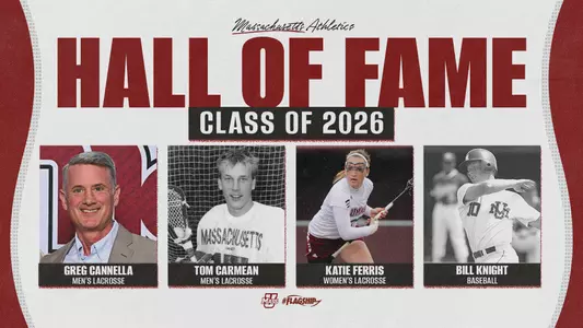2026 Hall of Fame Class induction graphic with four headshots of inductees
