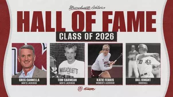 2026 Hall of Fame Class induction graphic with four headshots of inductees