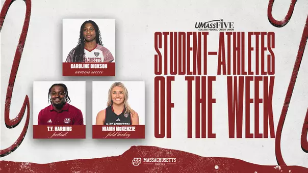 UMass Five Student-Athletes of the Week 9-15