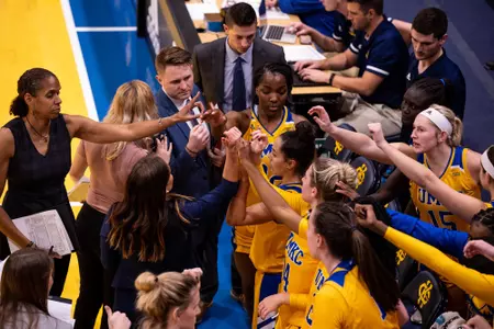 Women's Basketball Huddle