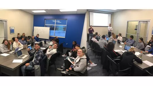 UMKC Athletics Partners with Career Services Department on Career Preparation Programming