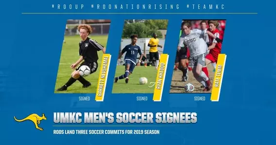 Men's Soccer Signs Three for Upcoming Season