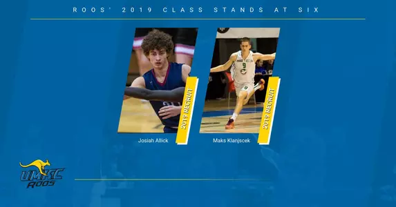 Allick and Klanjscek Sign with UMKC Men's Basketball Program