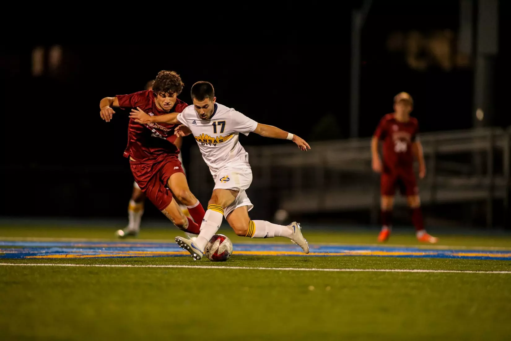 Kansas City Men's Soccer gave up an early penalty kick goal before falling to Denver, 1-0, on Oct. 7, 2023.