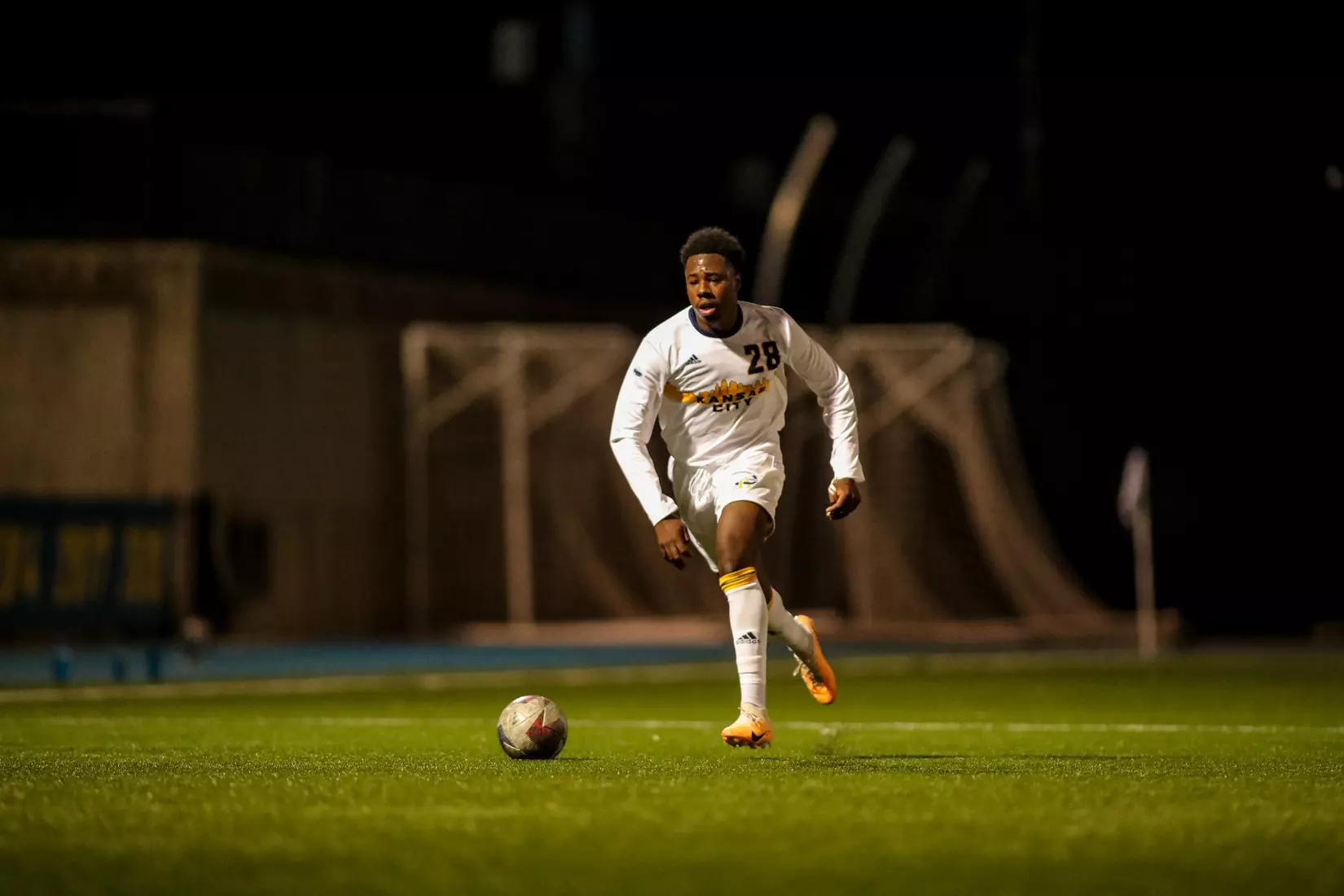 Kansas City Men's Soccer gave up an early penalty kick goal before falling to Denver, 1-0, on Oct. 7, 2023.