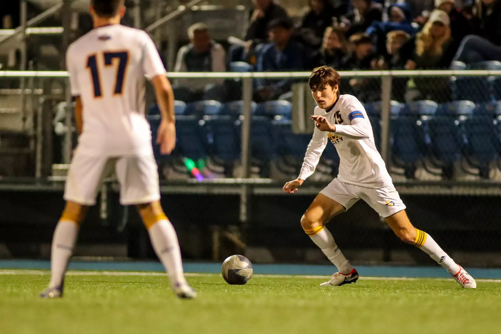 Kansas City Men's Soccer gave up an early penalty kick goal before falling to Denver, 1-0, on Oct. 7, 2023.