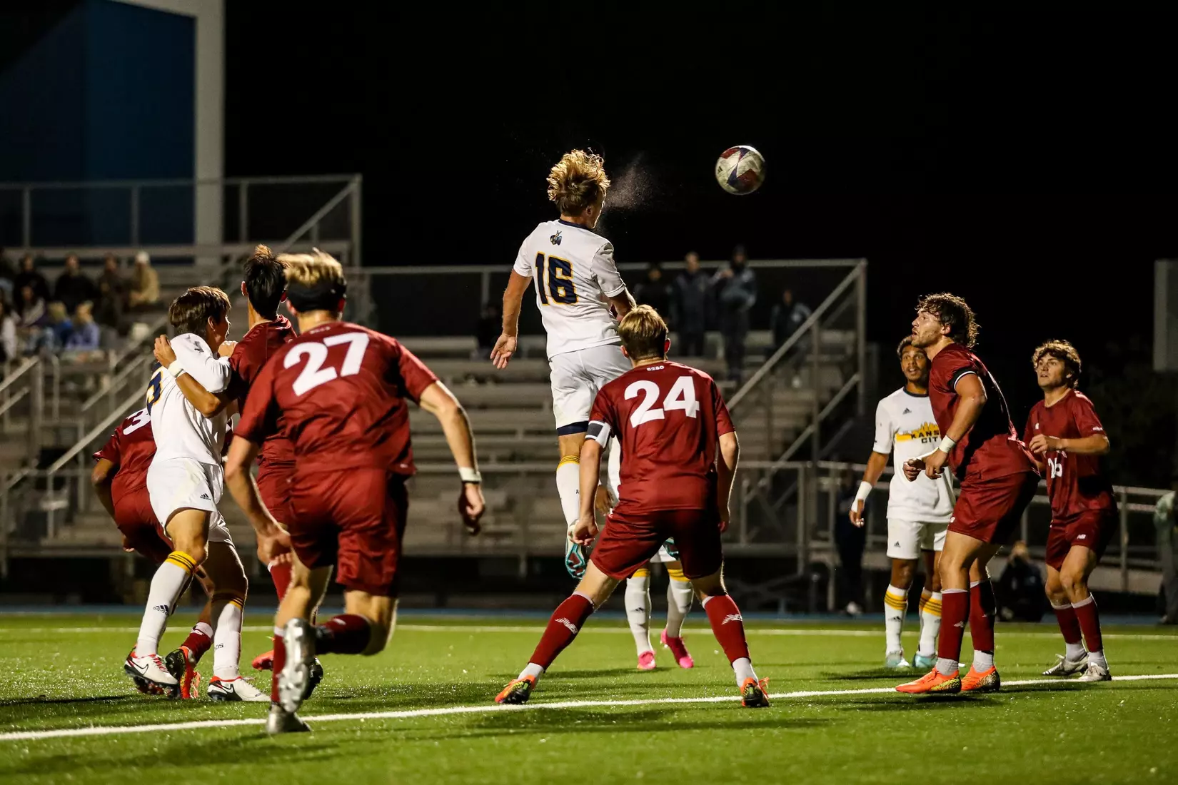 Kansas City Men's Soccer gave up an early penalty kick goal before falling to Denver, 1-0, on Oct. 7, 2023.