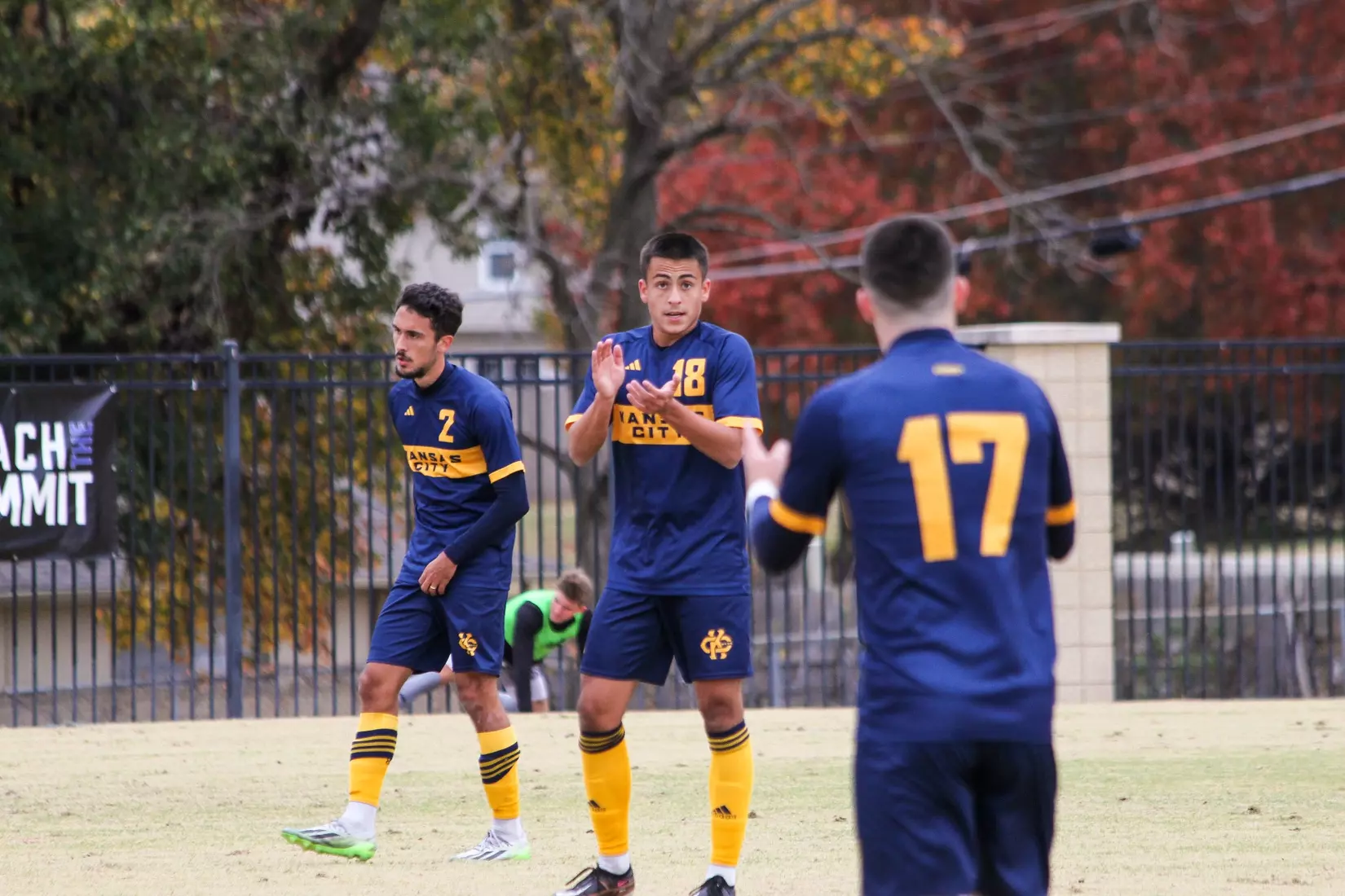 Kansas City Men's Soccer took down the #1 seed for the second year in-a-row at the Summit League Semifinals on Nov. 9, 2023, advancing past No. 23 Denver, 3-3 (5-4 PKs).