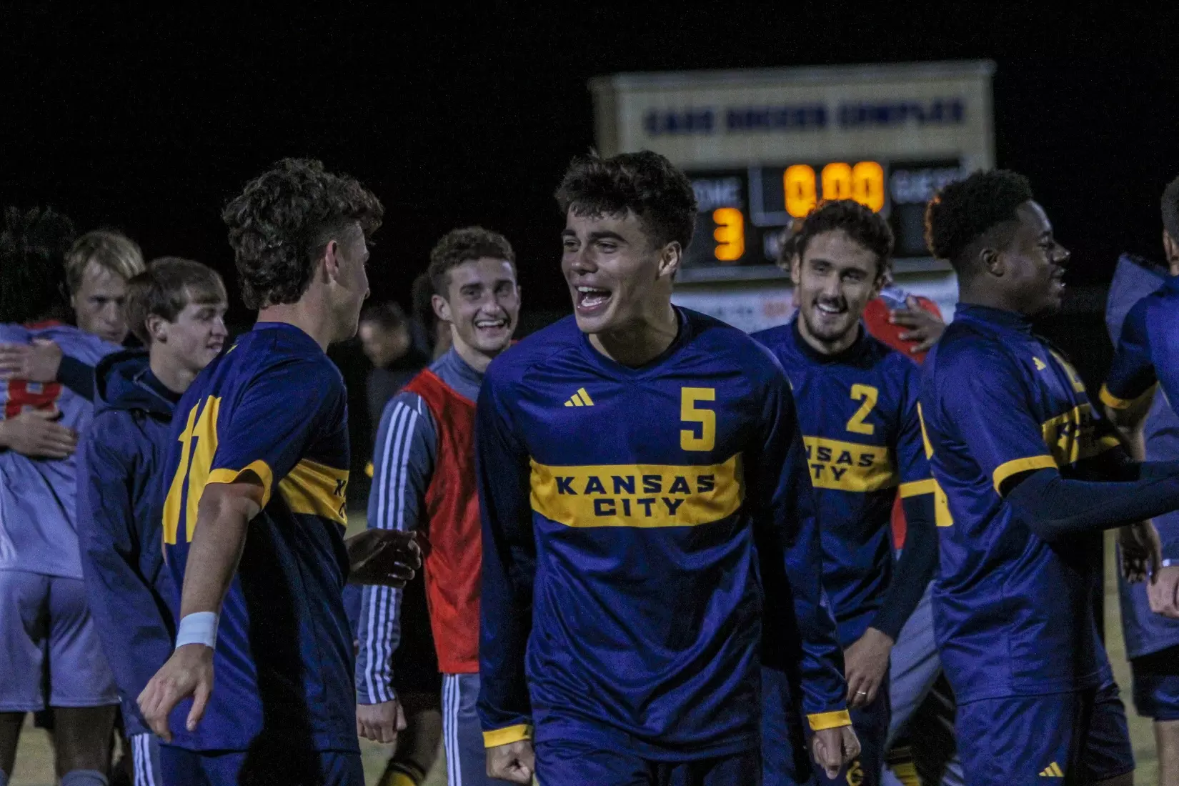 Kansas City Men's Soccer took down the #1 seed for the second year in-a-row at the Summit League Semifinals on Nov. 9, 2023, advancing past No. 23 Denver, 3-3 (5-4 PKs).