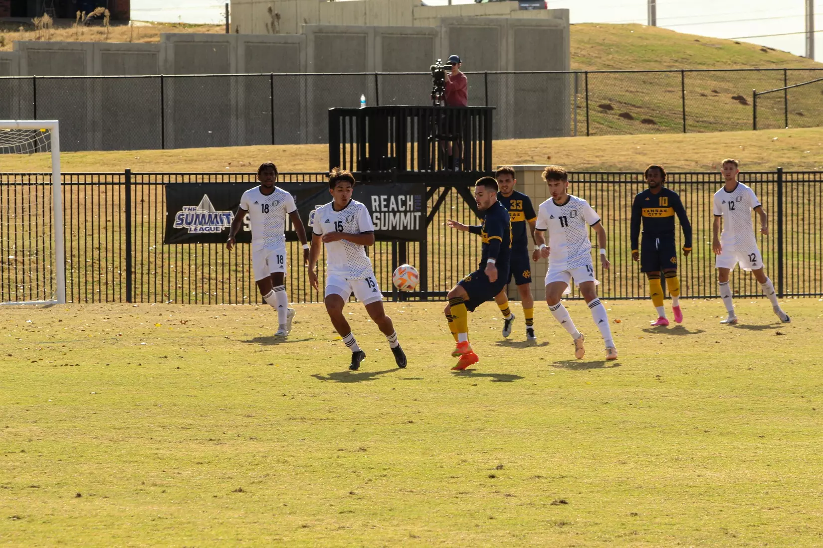 Kansas City Men's Soccer fell in the Summit League Championships, 2-0, to #3 Omaha on Nov. 11, 2023.