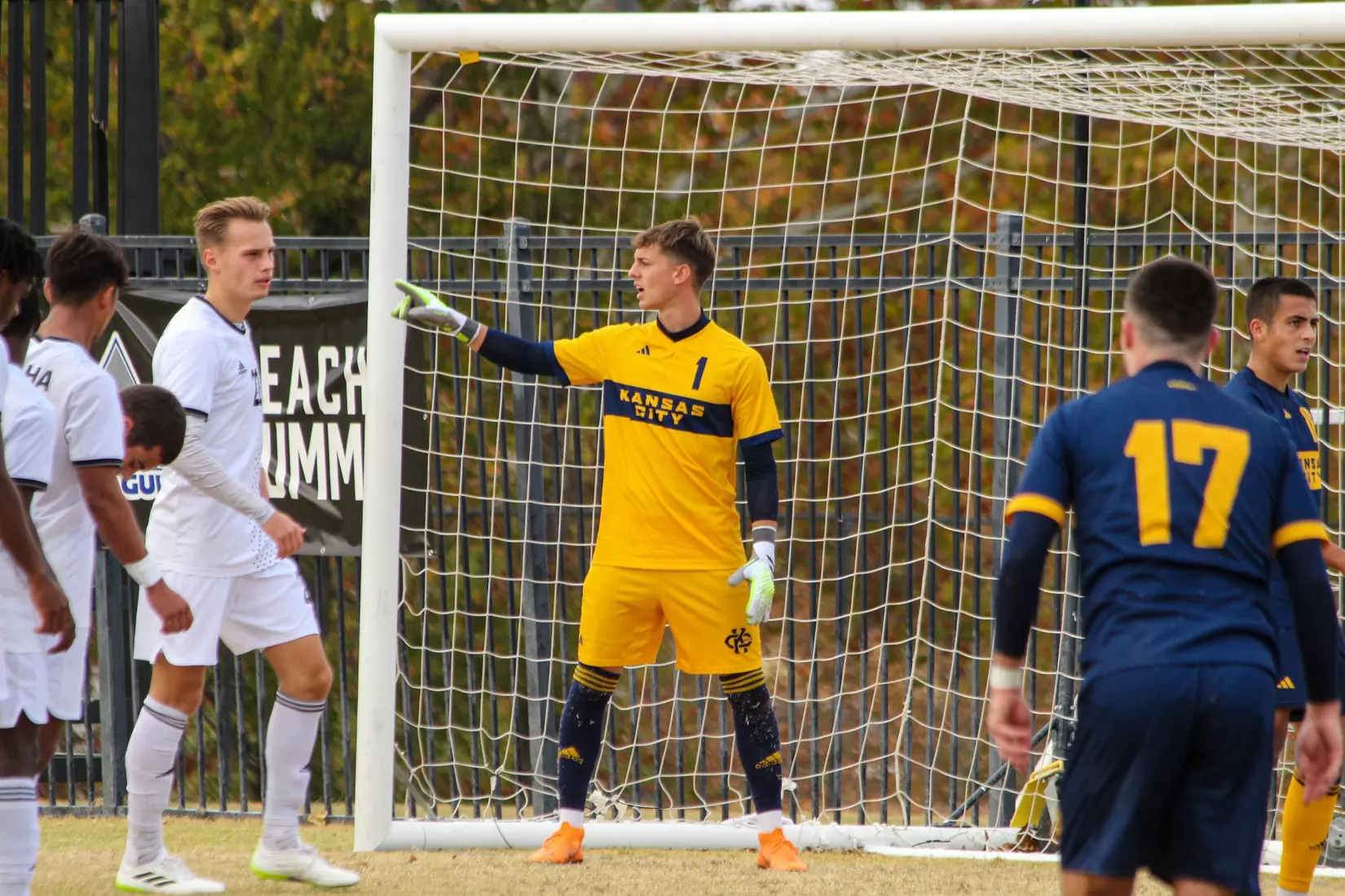 Kansas City Men's Soccer fell in the Summit League Championships, 2-0, to #3 Omaha on Nov. 11, 2023.