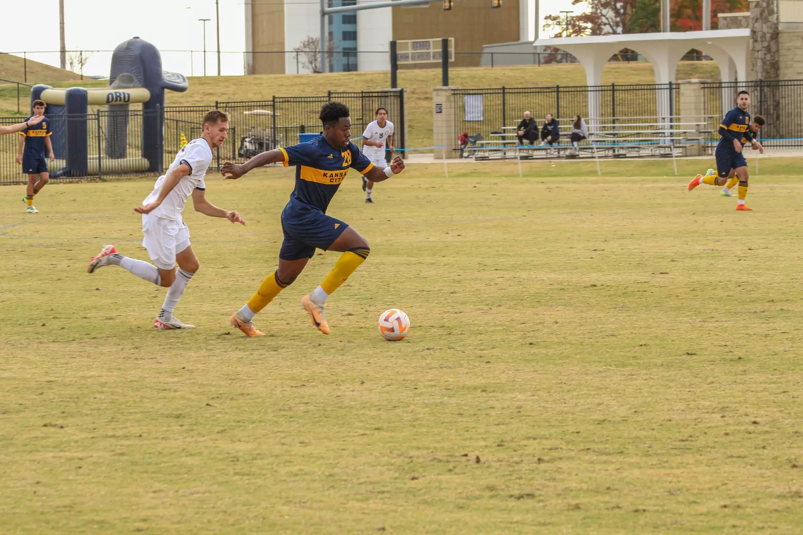 Kansas City Men's Soccer fell in the Summit League Championships, 2-0, to #3 Omaha on Nov. 11, 2023.