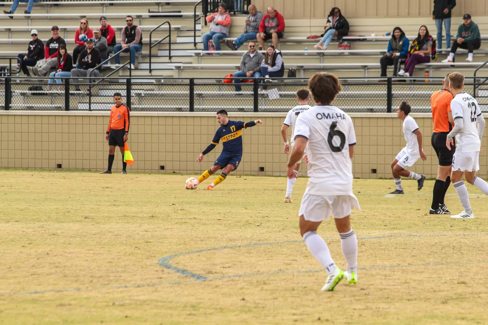 Kansas City Men's Soccer fell in the Summit League Championships, 2-0, to #3 Omaha on Nov. 11, 2023.