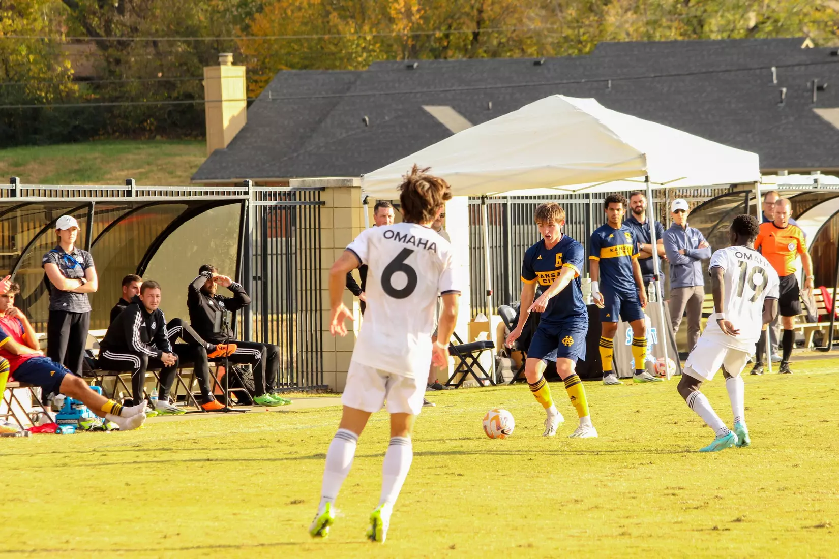 Kansas City Men's Soccer fell in the Summit League Championships, 2-0, to #3 Omaha on Nov. 11, 2023.