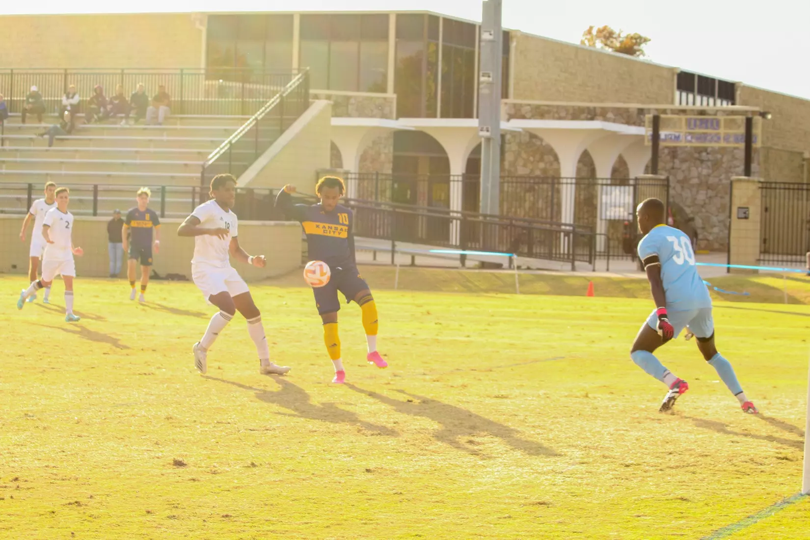 Kansas City Men's Soccer fell in the Summit League Championships, 2-0, to #3 Omaha on Nov. 11, 2023.